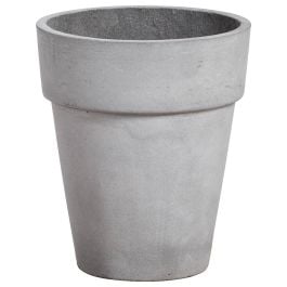 Winston 30x35cm Concrete Planter, Stone Grey