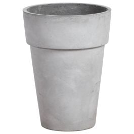 Winston 38x50cm Concrete Planter, Stone Grey