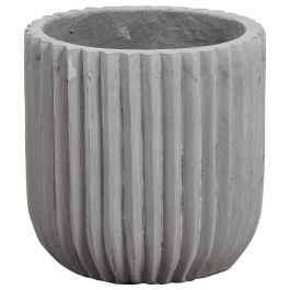 Allure 29x29cm Concrete Planter, Stone Grey