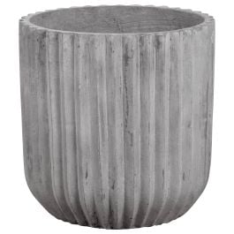 Allure 50x50cm Concrete Planter, Stone Wash Grey
