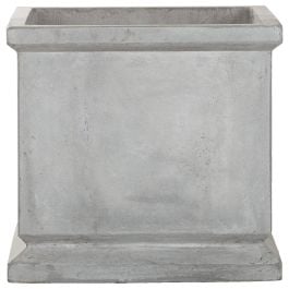Calandra 36x36cm Conrete Planter, Stone Wash Grey