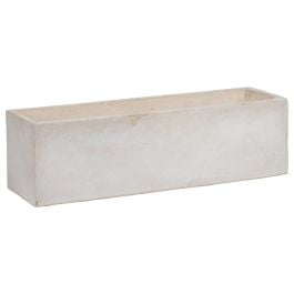 Danila 60x17x17cm Concrete Planter, Milky White