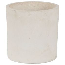 Elina 24x26cm Concrete Planter, Milky White