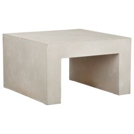 Mali Concrete Coffee Table Milky White