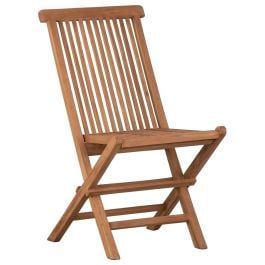 Epsom Teak Folding Chair, Natural Sanded
