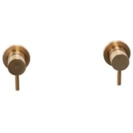 Tipton Lever Wall Stops Satin Brass