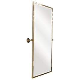 Malisa 50x100cm Tilt Mirror, Brushed Brass