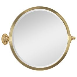 Cali Round 48cm Mirror, Brushed Brass