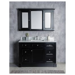 OC Classique 1250mm Black Mirror Cabinet