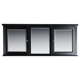 OC Classique 1800mm Black Mirror Cabinet