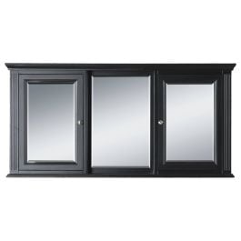 OC Classique 1500mm Black Mirror Cabinet