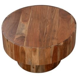 Harto 70cm Natural Round Coffee Table