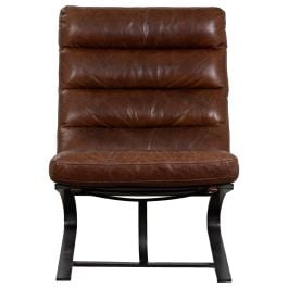 Lanna Chair Leather Vintage Whiskey