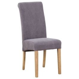 Corona Oak Smoky Grey Dining Chair