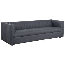 Maray 3.5 Seat Dark Grey Fabric Sofa