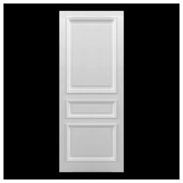 Tall Bordeaux Internal 3 Panel 82 Door, MDF White