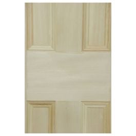 Nicholson Internal 4 Panel 62cm Door, Raw Hemlock