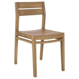 Amazon 43x55x80cm Teak Dining Chair, Natural