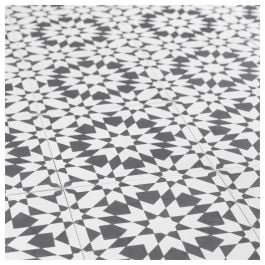 Toulon Encaustic Tile, Black & White