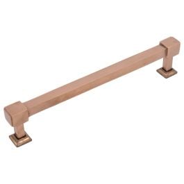 Jackson Square 8 Inch Cupboard Handle, Polished Copper