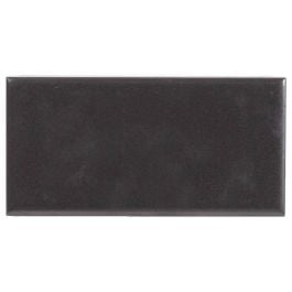 English Hearth Tile Basalt Black (Matte Black) 6 x 3" 152 x 76mm