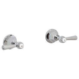 Astor Lever Wall Stops, PVD Chrome