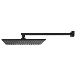 30cm Square Wall Mounted Shower, Matte Black