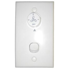Three Speed Wall Control with Light switch