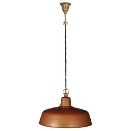 St Kilda Deco Pendant Light, Copper & Brass