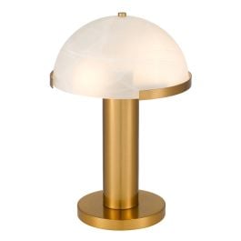Augustin Table Lamp, Antique Gold Alabaster
