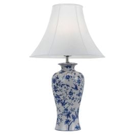Hulong Table Lamp, Blue White