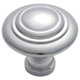 Large Domed Cupboard Knob, Chrome