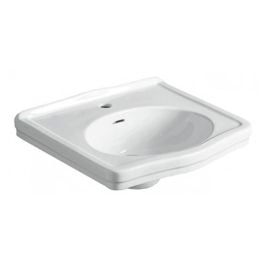 Turner Hastings Claremont 58x45cm Wall Hung Basin (w/ 3 Tap Hole), White