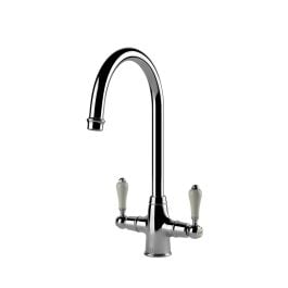 Turner Hastings Ludlow Double Sink Mixer Chrome