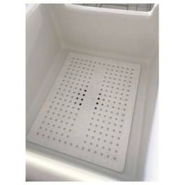 Turner Hastings 40x32cm Protective Silicone White Sink Mat