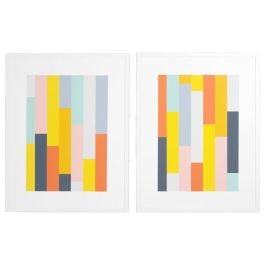 Summer Stripes Pair Print (set of 2)