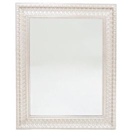 Woven Mirror, Silver, Large
