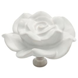 Ceramic Flower Cupboard Knob, 6cm