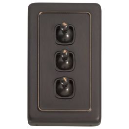 Clip On 3 Gang Toggle Switch