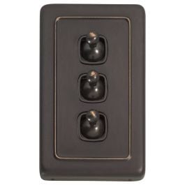 Clip On 3 Gang Toggle Switch