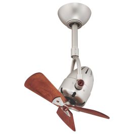 Diane Series Fan with Wood Blades