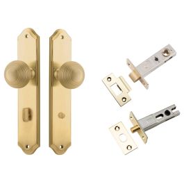Guildford Knob Shouldered Backplate Kit w Privacy Turn