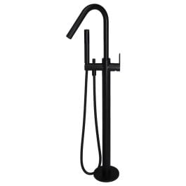Round Paddle Freestanding Bath Spout & Hand Shower