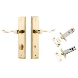 Stirling Lever Stepped Backplate Kit w Privacy Turn