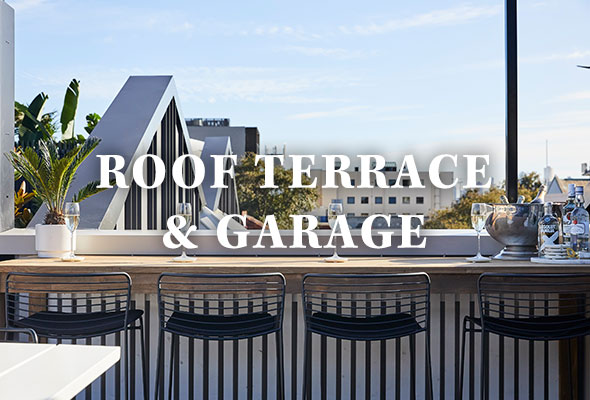 Redo Room, Roof Terrace & Garage
