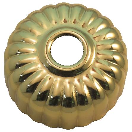 45 Series Deep Fluted Switch Cover Only, Brass