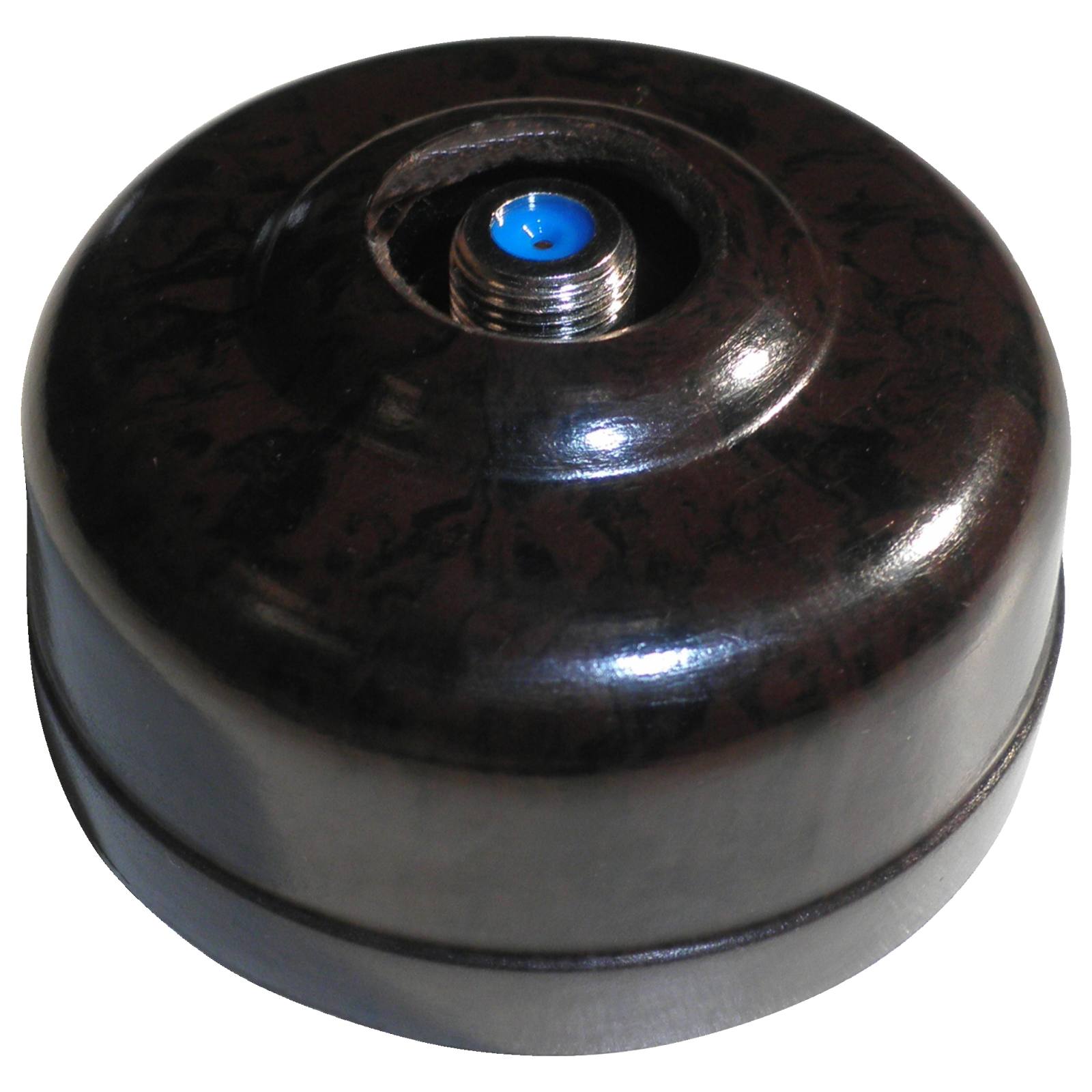 Round Pay TV Socket, Brown