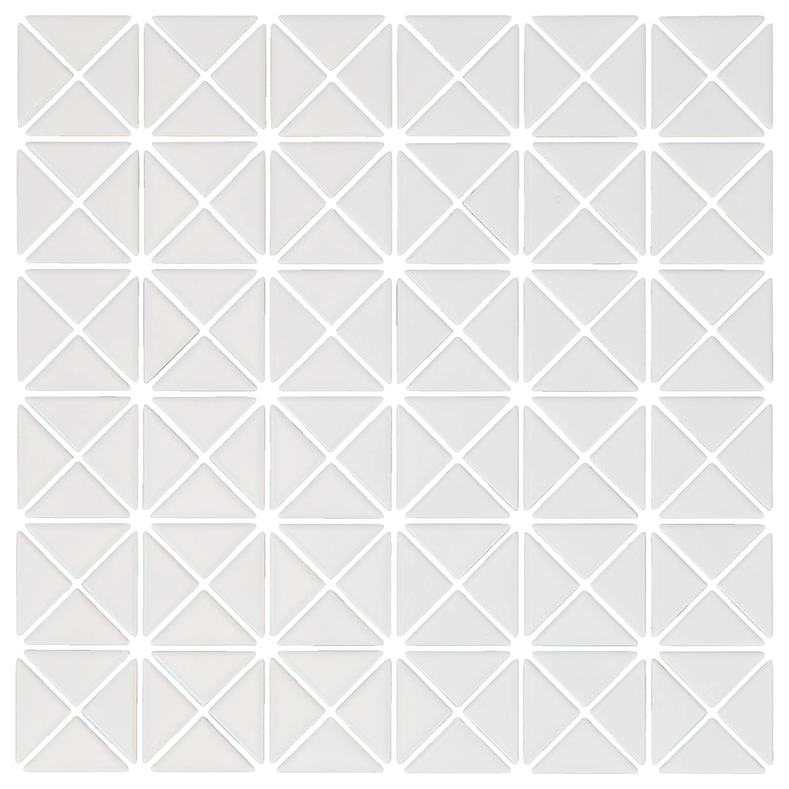 Tropez A Tile Sheet 27.5x27.5, Matt White