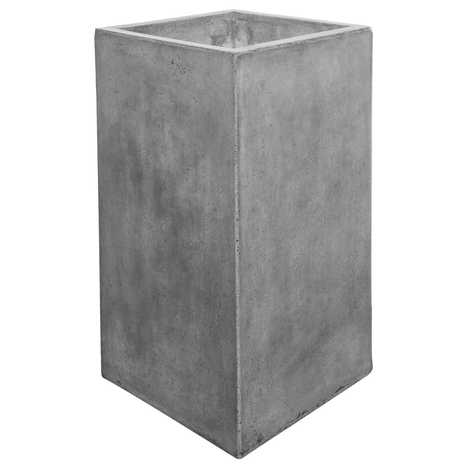 Loka Tall 40x74cm Polished Concrete Planter