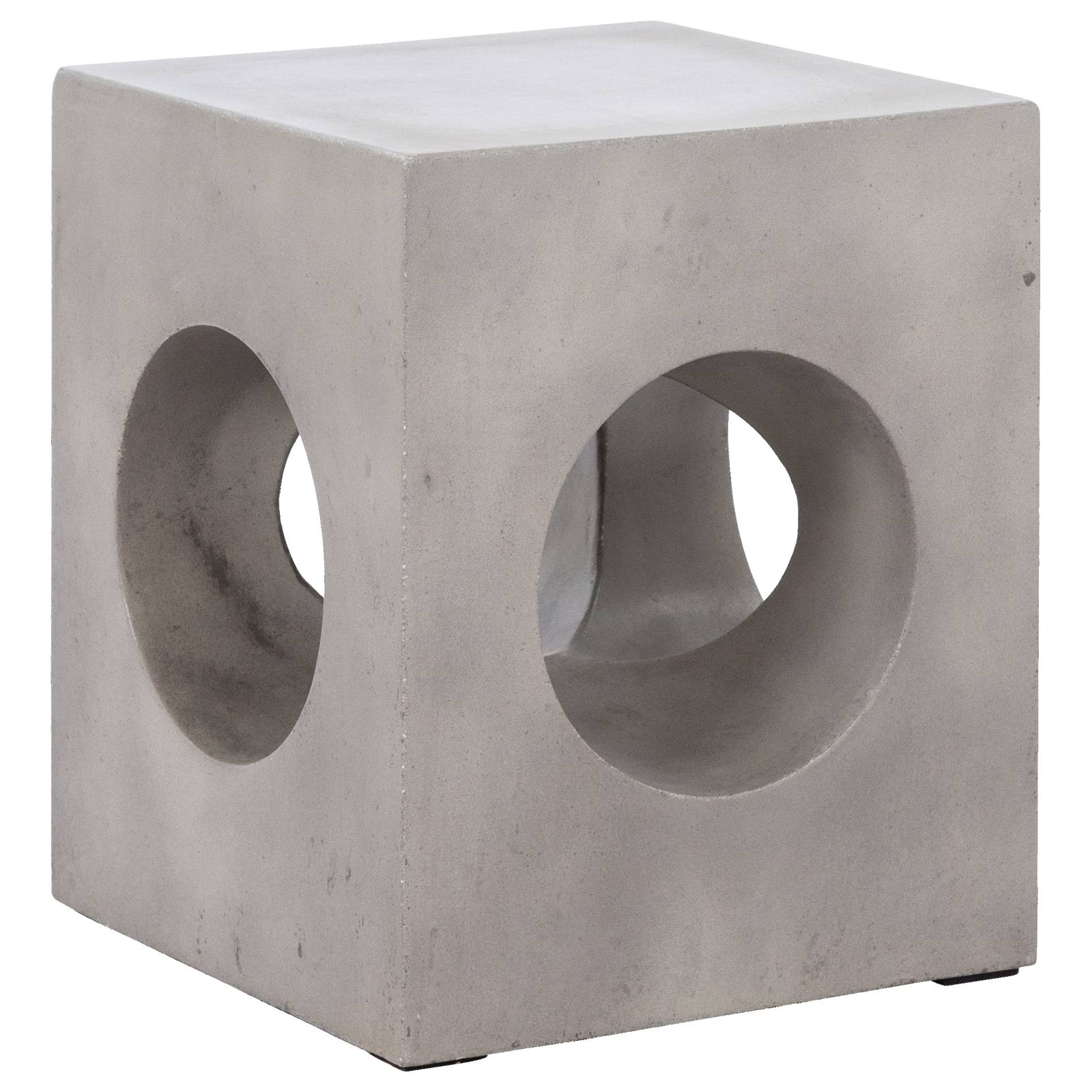 Maxi Concrete Stool, Grey